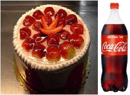 Çilekli Pasta Doğum Günü pasta