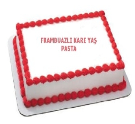 Özel Etkinlikler İçin 15 Kişilik Frambuazlı Yaş Pasta pasta
